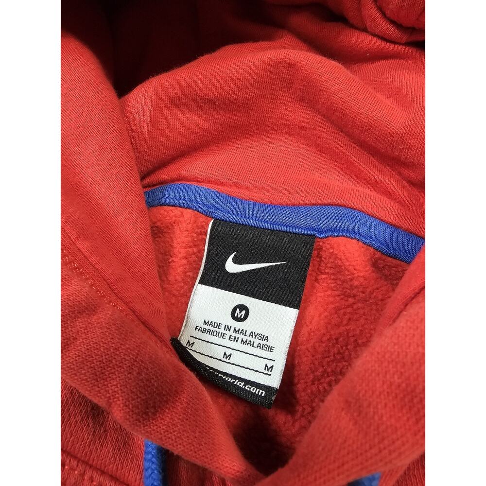 Nike USA Soccer World Cup Hoodie Men M Red Sweatshirt Futbol Swoosh Embroidered - Picture 6 of 10